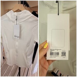 lululemon athletica Mist Over Windbreaker Jacket - White